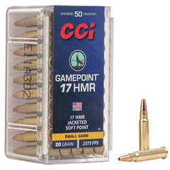 Cci Gamepoint Jsp  17 Hmr 20 Gr  50 Stk