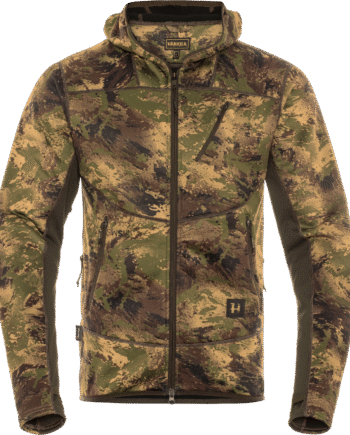 Härkila Deer Stalker Camo Fleece Hoodie Axis Msp Forest Green