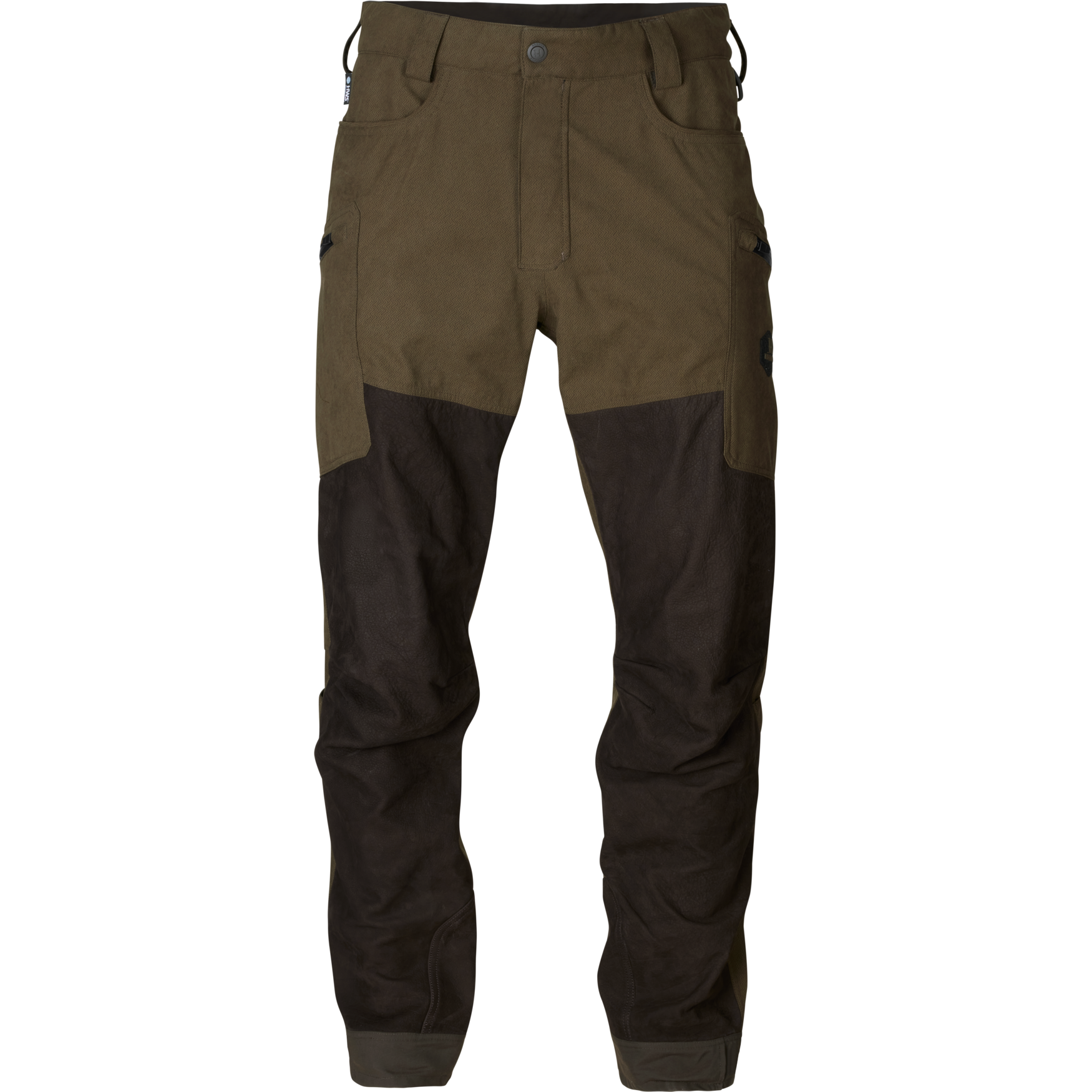 Härkila Driven Hunt Hws Leather Trousers Willow Green Shadow Brown 52
