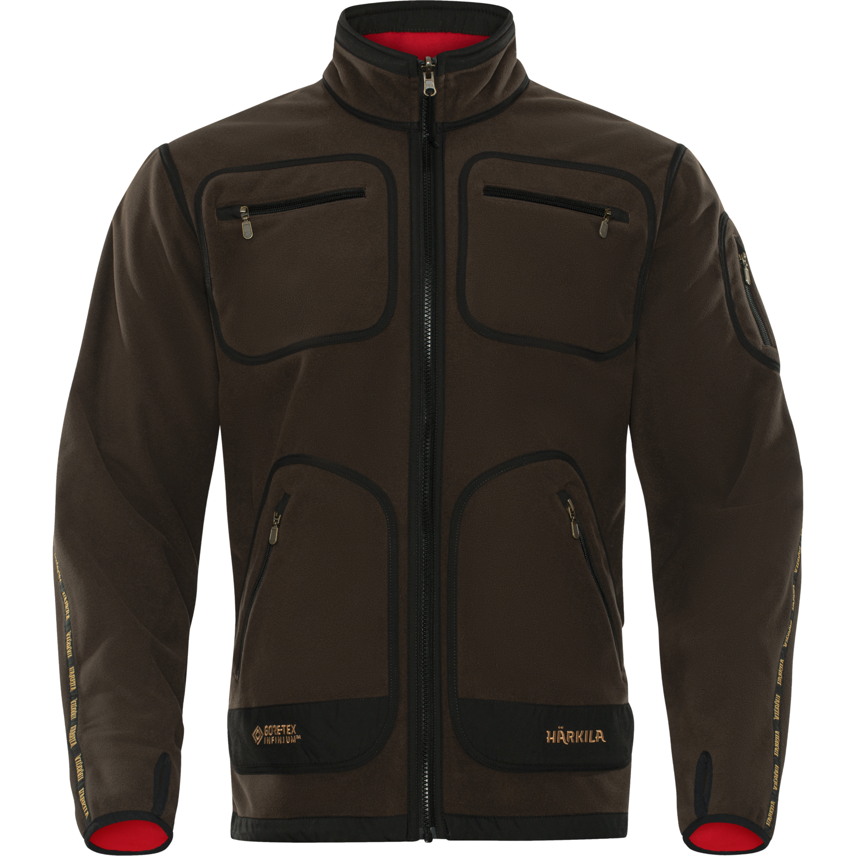 Härkila Kamko Fleece Brown Red