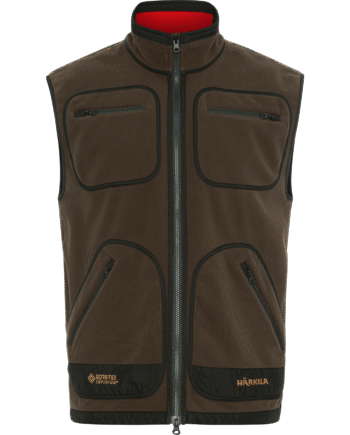 Härkila Kamko Fleece Vest Brown Red