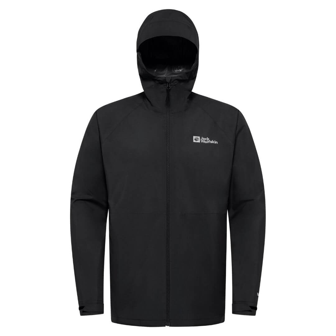 Jakke Til Herre Jack Wolfskin Prelight     Lags Sort