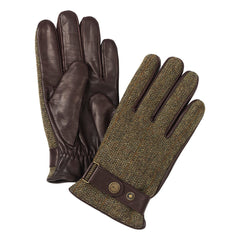 Laksen Cornwall Mens Tweed And Lambskin Gloves