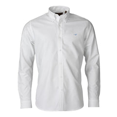 Laksen Harvard Oxford Skjorte White