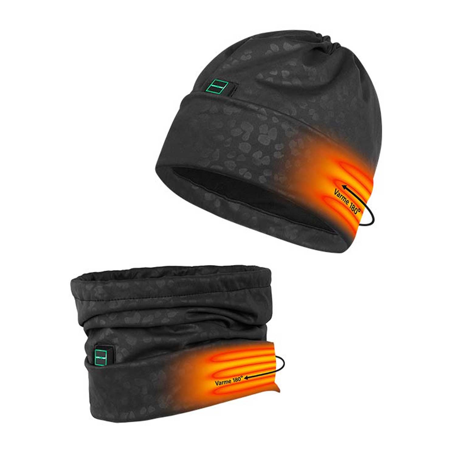 Nordic Heat Hue Halsedisse 2i1 Med Varme-small Medium