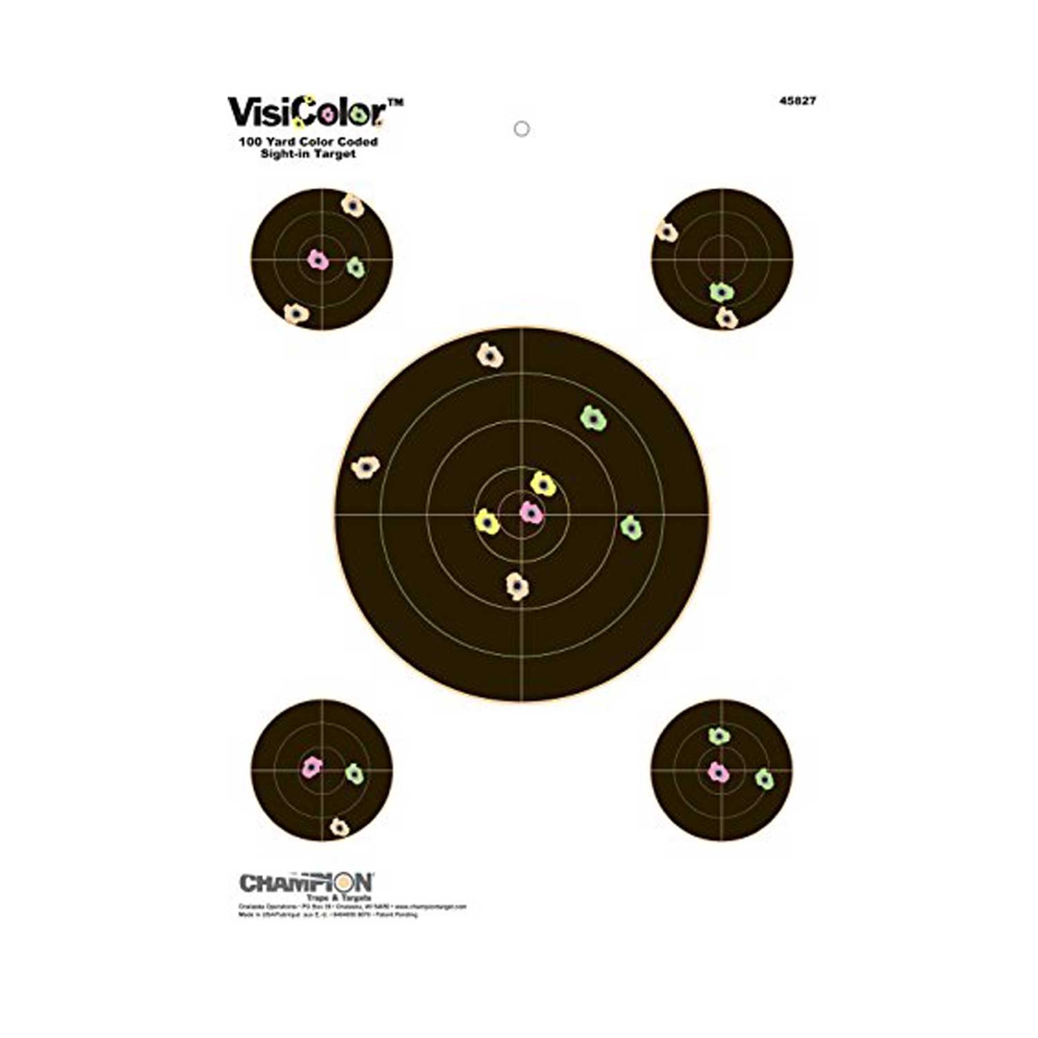 Selvmarkerende Skydeskive Indskydning 10 Stk