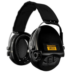 Sordin Supreme Pro-  Led Elektroniske Høreværn  Sort