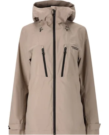 Weather Report Harbor Rain-tech Jacket Kvinder   Damer 20 000mm-moon Rock-36 Regntøj  Poncho