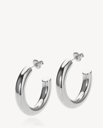 Aura Hoops Medium Stål