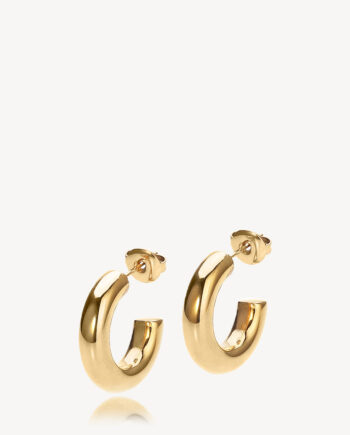Aura Hoops Small Forgyldt