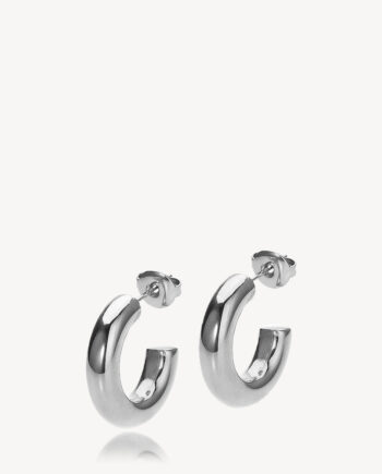 Aura Hoops Small Stål