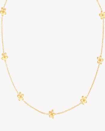 Camellia Halskæde Forgyldt