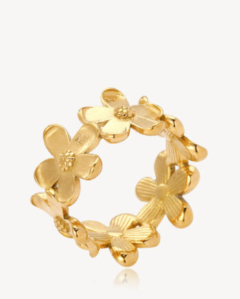 Camellia Ring Forgyldt