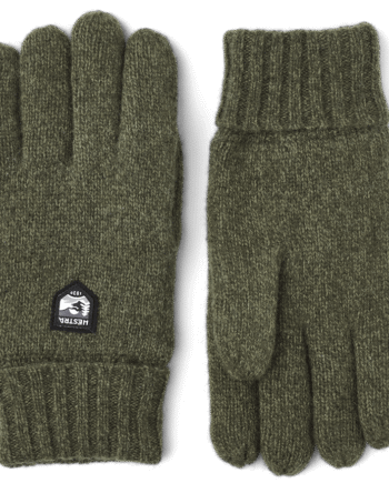 Hestra Basic Wool Handsker Olive  Str 11