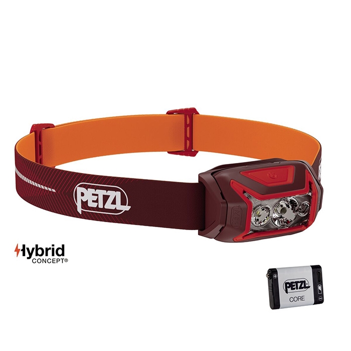 Petzl Actik Core 625 Lm Pandelampe-red Pandelamper