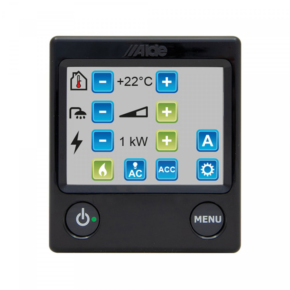 Alde Betjeningspanel  Betjeningspanel Sort