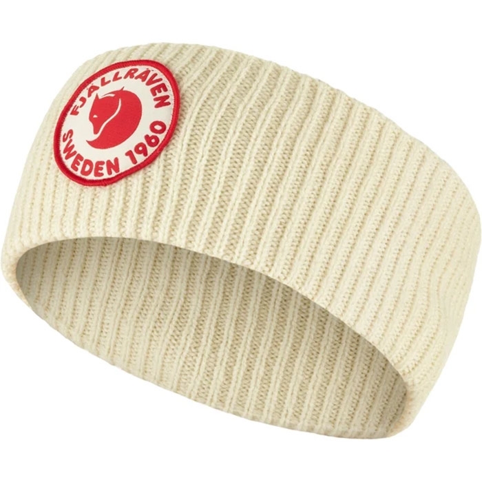 Fjällräven 1960 Logo Headband-chalk White Pandebånd
