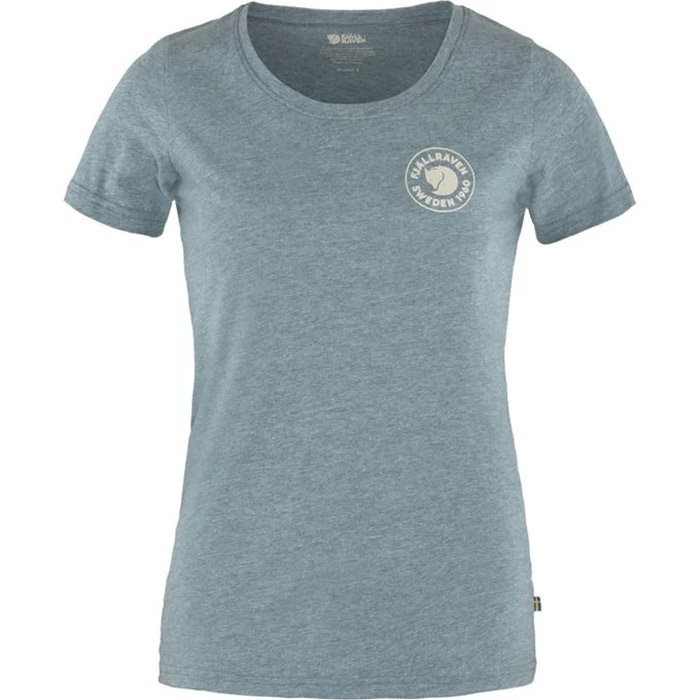 Fjällräven 1960 Logo  -shirt Woman-indigo Blue Melange-xs  -shirts